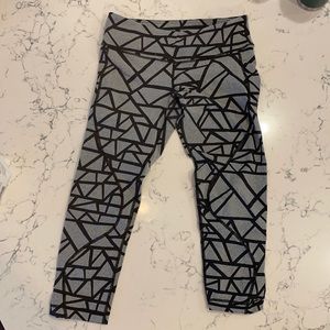 VIMMIA crop Leggings | gray and navy | size M